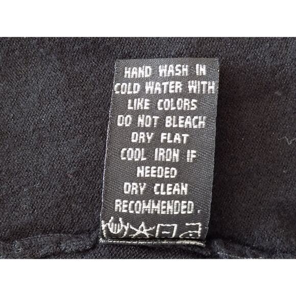 BCBG MAXAZRIA duster open front cardigan black size Large - Picture 8 of 8